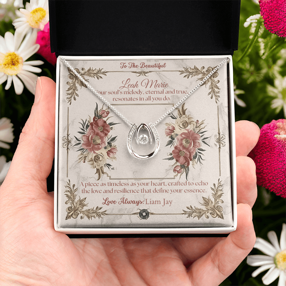 Lucky In Love Necklace: Beautiful Jewelry Two Tone Box The Silver Clover & Co.
