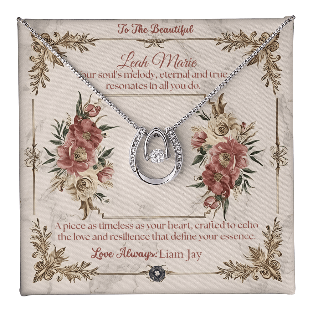 Lucky In Love Necklace: Beautiful Jewelry Two Tone Box The Silver Clover & Co.