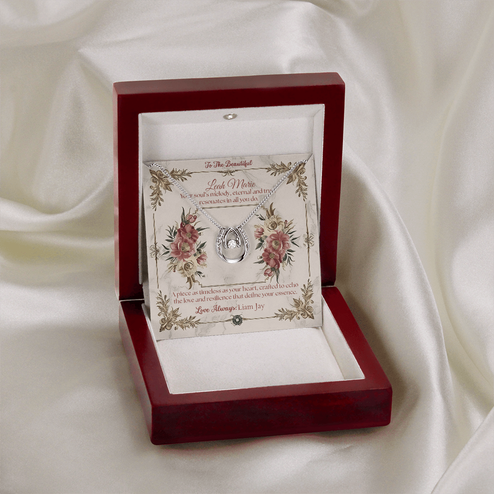 Lucky In Love Necklace: Beautiful Jewelry Two Tone Box The Silver Clover & Co.