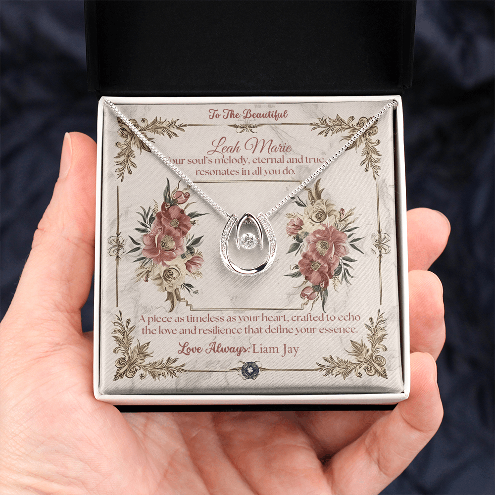 Lucky In Love Necklace: Beautiful Jewelry Two Tone Box The Silver Clover & Co.