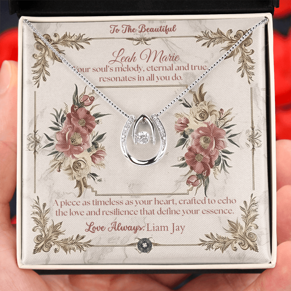 Lucky In Love Necklace: Beautiful Jewelry Two Tone Box The Silver Clover & Co.