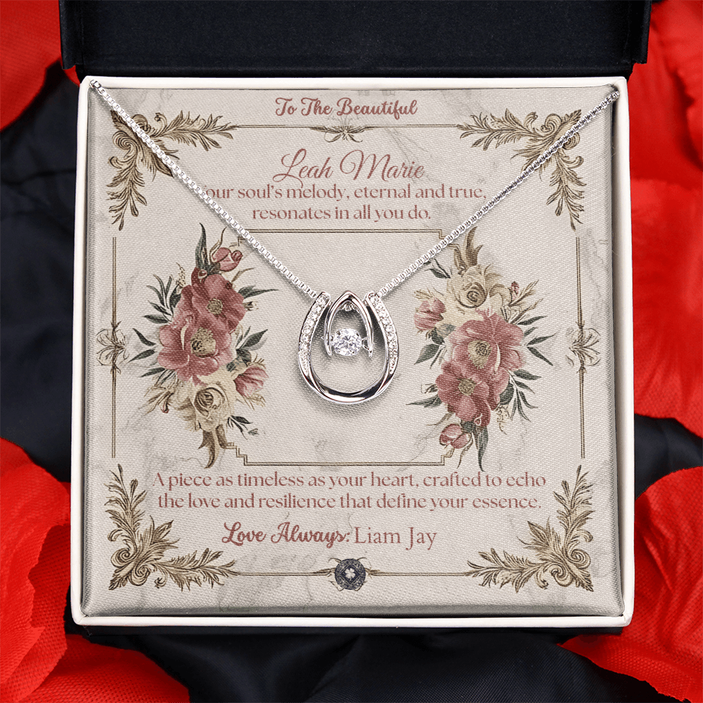 Lucky In Love Necklace: Beautiful Jewelry Two Tone Box The Silver Clover & Co.