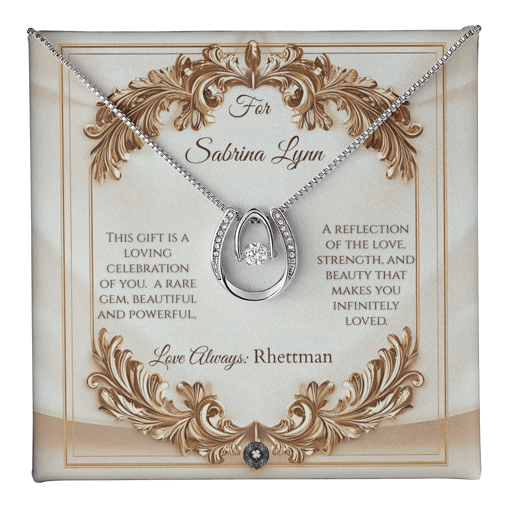 Lucky In Love Necklace: Elegance Jewelry Two Tone Box The Silver Clover & Co.