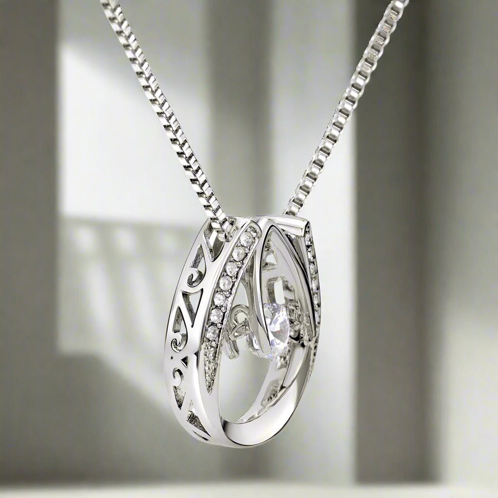 Lucky In Love Necklace: For Niece Jewelry Galaxy Two Tone Box The Silver Clover & Co.