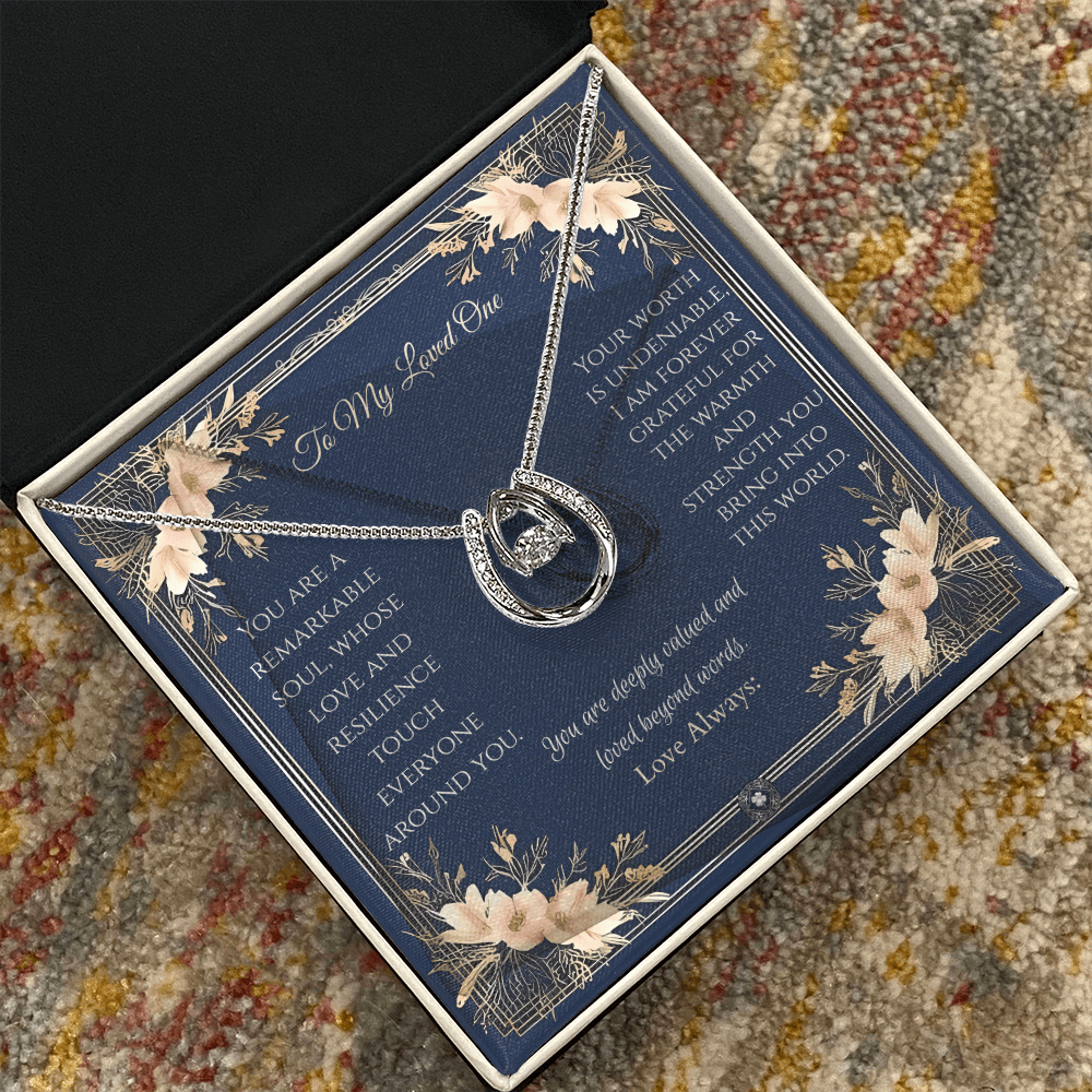 Lucky In Love Necklace: Princess Jewelry Two Tone Box The Silver Clover & Co.